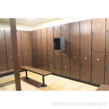 impact resistant and wet -resistant gym locker room furniture